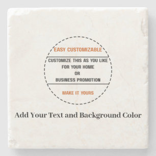 Create Your Own Simple Brand Promotion Stone Coaster