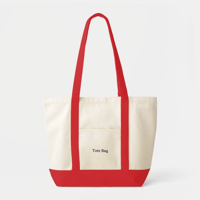 Create Your Own Simple Brand Promotion Tote Bag (Front)