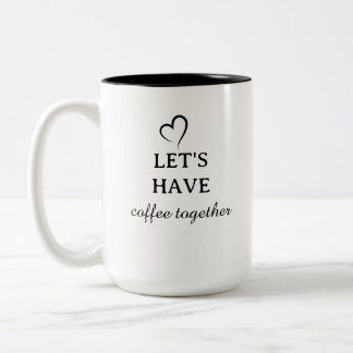 Create Your Own Simple Brand Promotion Two-Tone Coffee Mug