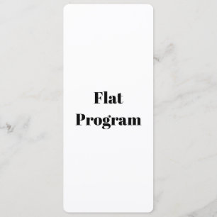 Create Your Own Simple Business 4" x 9.25" Flat Program
