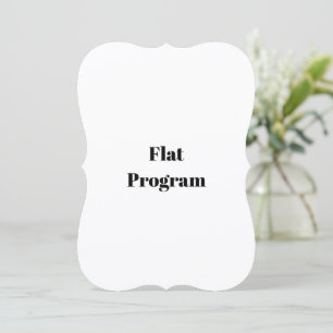 Create Your Own Simple Business 5" x 7" Flat Program