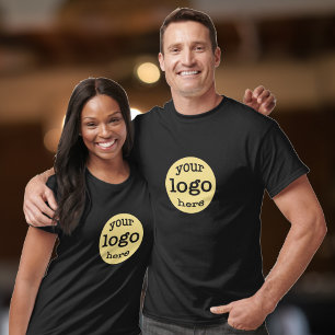Create Your Own Simple Business Logo Employee T-Shirt