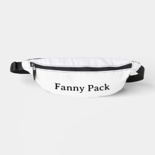 Create Your Own Simple Custom 14.5" x 6" Bum Bags