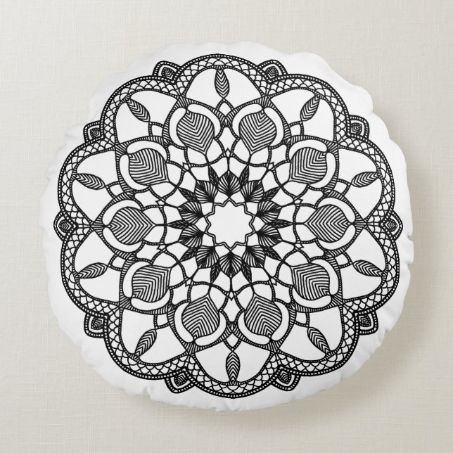 Create Your Own Simple Custom  (16") Round Cushion (Front)