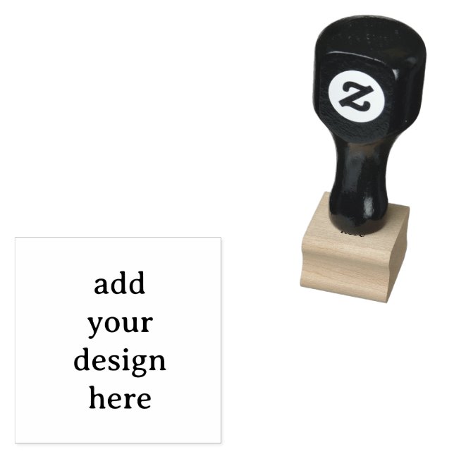 Create Your Own Simple Custom 1" x 1" Rubber Stamp (Stamped)