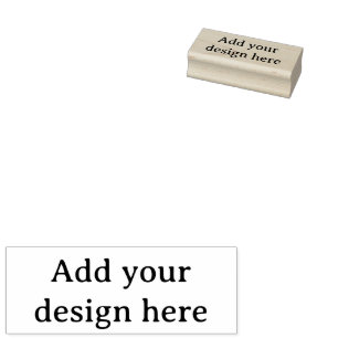 Create Your Own Simple Custom 1" x 2.5" Rubber Stamp
