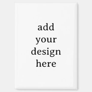 Create Your Own Simple Custom 2.5"x3.5" Rectangle Magnet