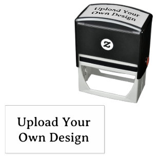 Create Your Own Simple Custom 2.9" x 1.4"  Self-inking Stamp