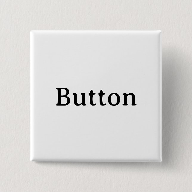Create Your Own Simple Custom 2 Inch Square 15 Cm Square Badge (Front)