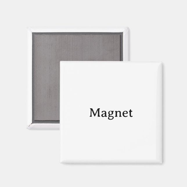 Create Your Own Simple Custom 2 Inch Square Magnet (Front/Back)