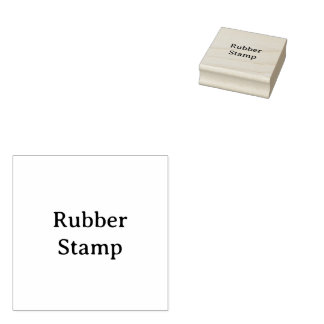 Create Your Own Simple Custom 2" x 2" Rubber Stamp