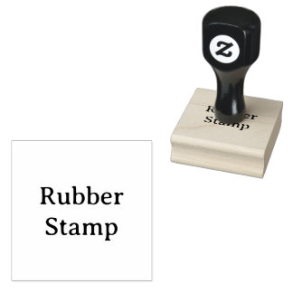 Create Your Own Simple Custom 2" x 2" Rubber Stamp