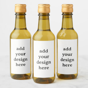 Create Your Own Simple Custom 2" x 3" Mini Wine Label
