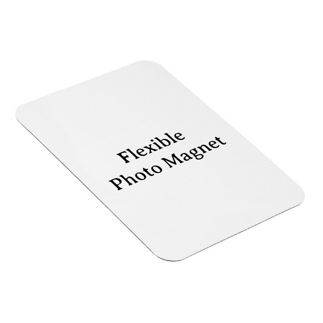 Create Your Own Simple Custom 3"x4" Flexible Photo Magnet (Right Side)