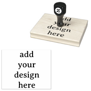Create Your Own Simple Custom 4" x 5" Rubber Stamp