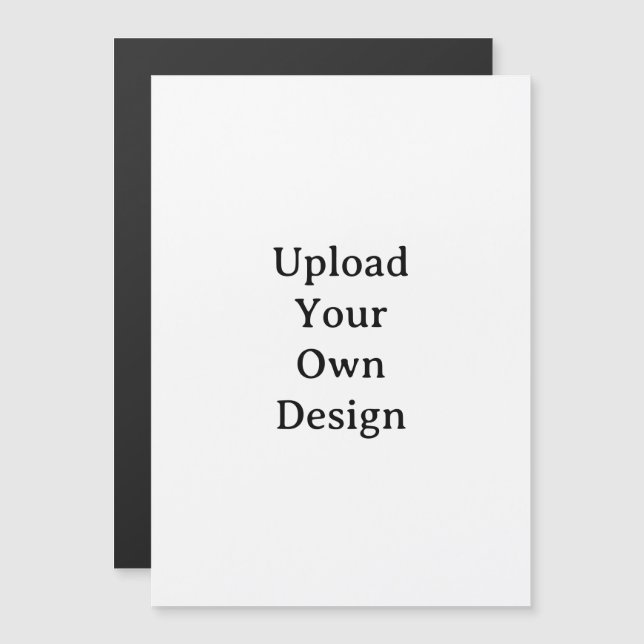Create Your Own Simple Custom 5" x 7" Magnetic Invitation (Front/Back)