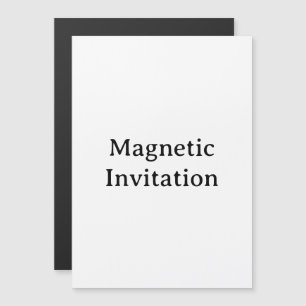 Create Your Own Simple Custom 5" x 7" Magnetic Invitation