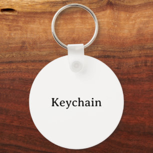 Create Your Own Simple Custom Aluminium Circle 2" Key Ring