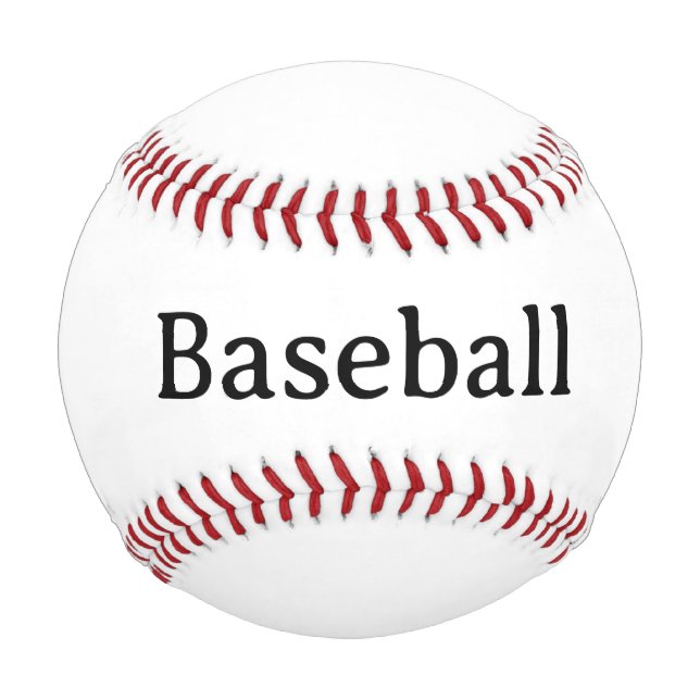 Create Your Own Simple Custom Baseball (Front)