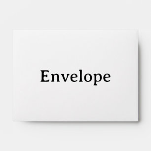 Create Your Own Simple Custom Basic 4" x 6" Envelope