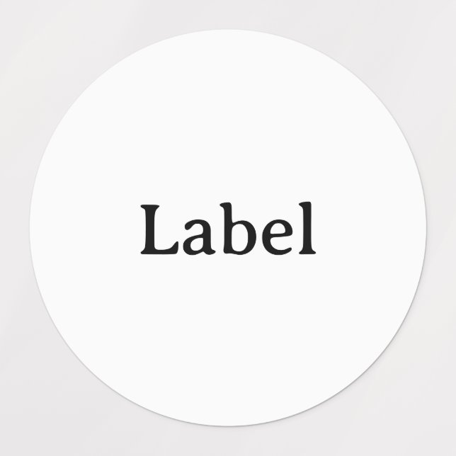 Create Your Own Simple Custom Circle Waterproof   (Design 1)