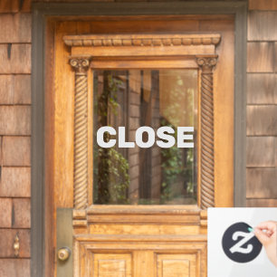 Create Your Own Simple Custom Close Window Cling