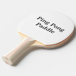 Create Your Own Simple Custom Full Print 6"x6.25" Ping Pong Paddle