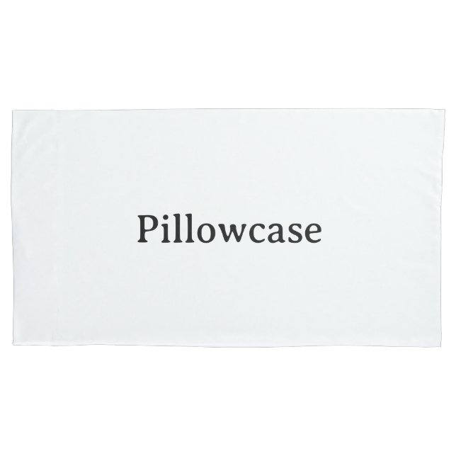 Create Your Own Simple Custom King 20"x30" Pair of Pillowcase (Front-Left)