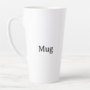 Create Your Own Simple Custom Large 17oz Latte Mug