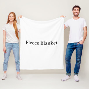 Create Your Own Simple Custom Medium 50" x 60" Fleece Blanket