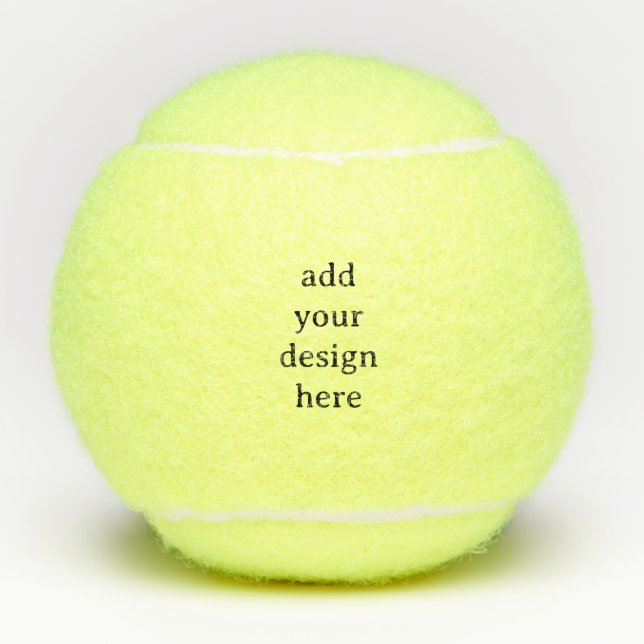 Create Your Own Simple Custom Penn Championship Tennis Balls (Front)