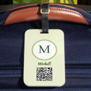 Create Your Own Simple Custom Promotional QR Code Luggage Tag