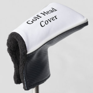 Create Your Own Simple Custom Putter Golf Head Cover