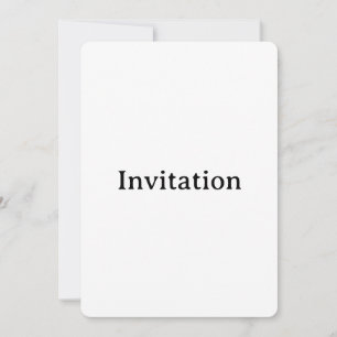 Create Your Own Simple Custom Rounded 5" x 7" Invitation