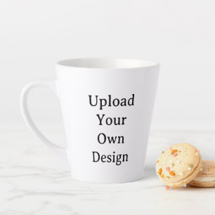 Create Your Own Simple Custom Small Latte Mug 