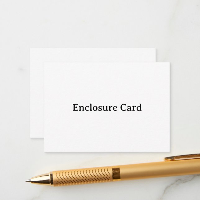 Create Your Own Simple Custom Squared 3.5" x 2.5" Enclosure Card (Front/Back In Situ)