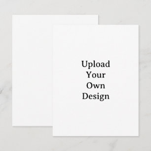 Create Your Own Simple Custom Squared 4.25" x 5.5" Invitation