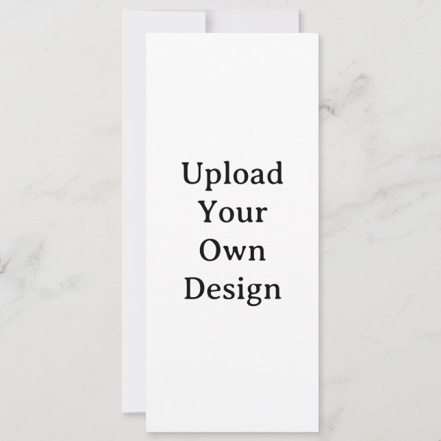Create Your Own Simple Custom Squared 4" x 9.25" I Invitation (Front)