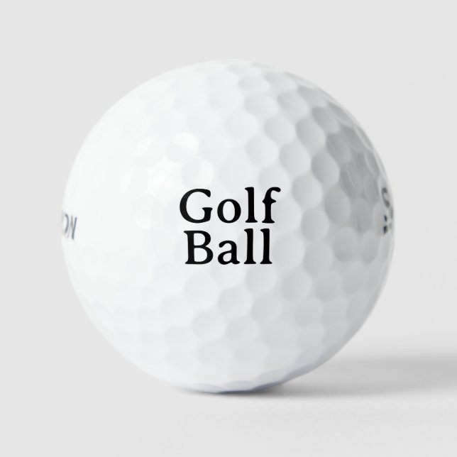 Create Your Own Simple Custom Srixon Soft Feel 13 Golf Balls (Front)