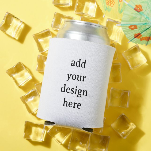 Create Your Own Simple Custom standard 12 oz Can Cooler (In Situ Summer)