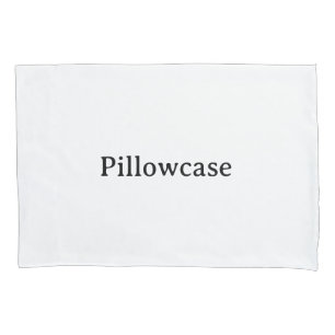 Create Your Own Simple Custom Standard 20" x 30" Pillowcase