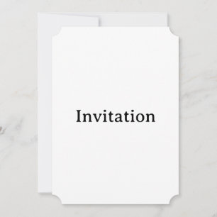 Create Your Own Simple Custom Ticket 5" x 7" Invitation