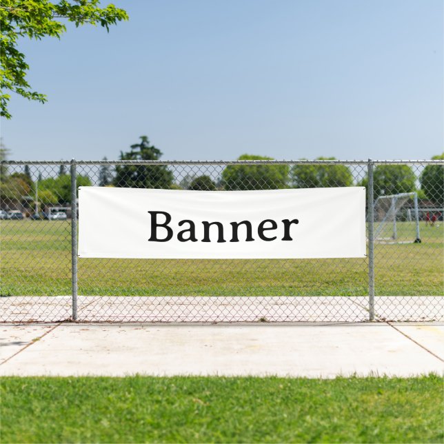 Create Your Own Simple Custom Vinyl 2.5' x 10' Banner (Insitu)