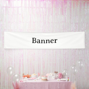 Create Your Own Simple Custom Vinyl 2.5' x 12' Banner