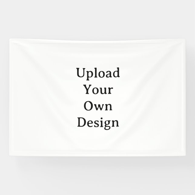 Create Your Own Simple Custom Vinyl 4' x 6' Banner (Horizontal)