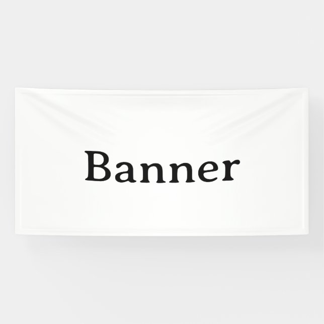 Create Your Own Simple Custom Vinyl 4' x 8' Banner (Horizontal)