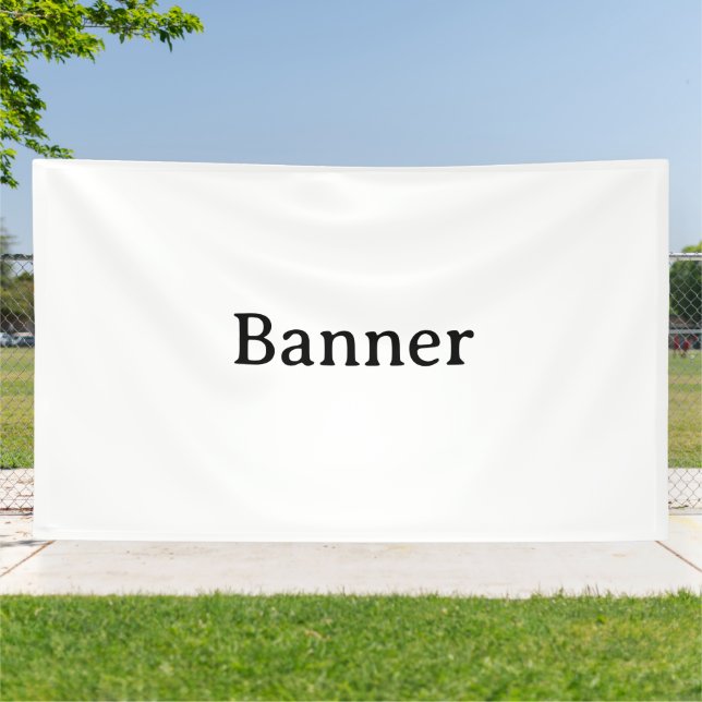 Create Your Own Simple Custom Vinyl 6' x 10' Banner (Outside)
