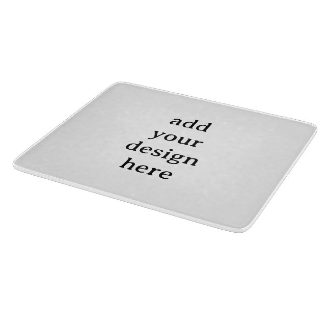 Create Your Own Simple Decorative Glass 6"x7" Cutting Board (Corner)