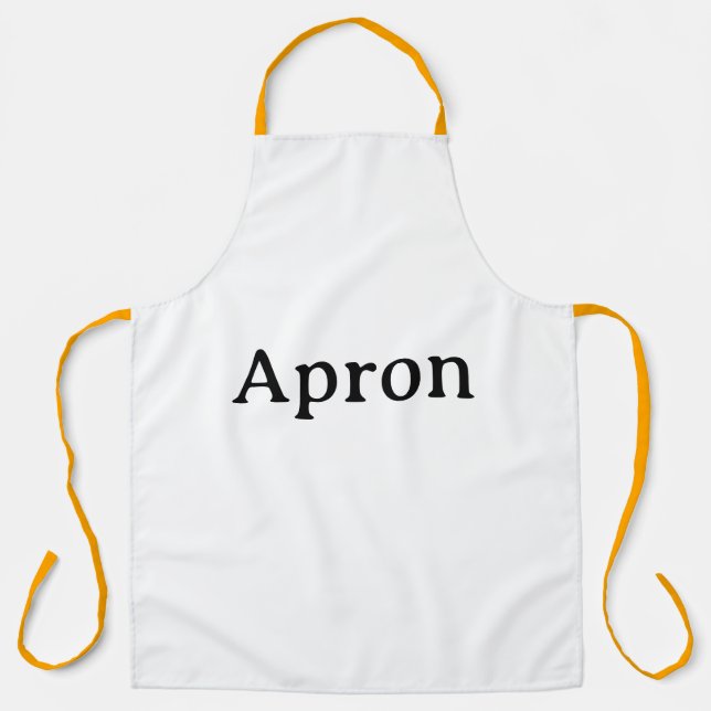  Create Your Own  Simple Design  Apron (Front)