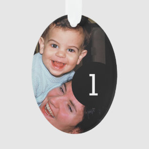 Create Your Own Simple Easy 2 images Oval Ornament